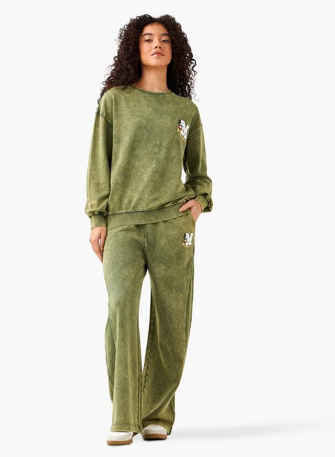 اس بي كاركترز Relaxed Fit Sweatshirt with Mickey Mouse Print